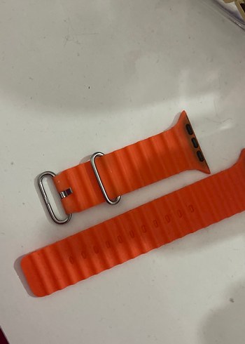 Turuncu Renkli Akıllı Saat Kayışı - Görsel 2