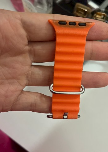 Turuncu Renkli Akıllı Saat Kayışı - Görsel 3