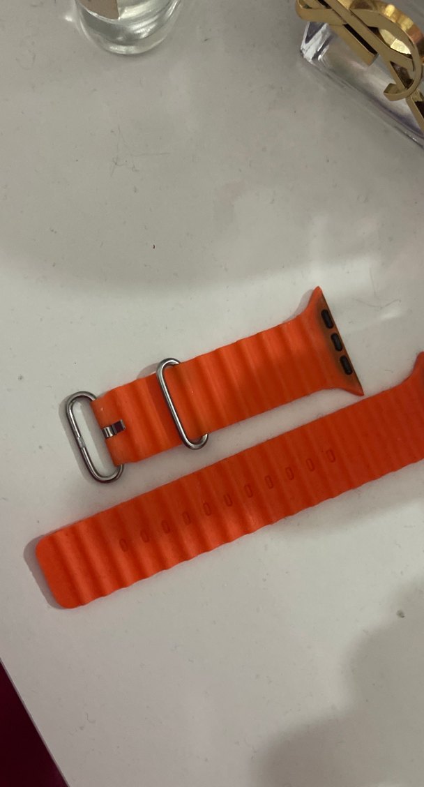 Turuncu Renkli Akıllı Saat Kayışı - Görsel 2