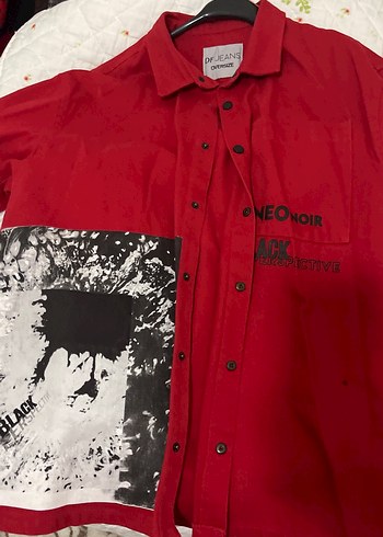 Kırmızı Midi Streetwear Kadın Ceket - Görsel 2