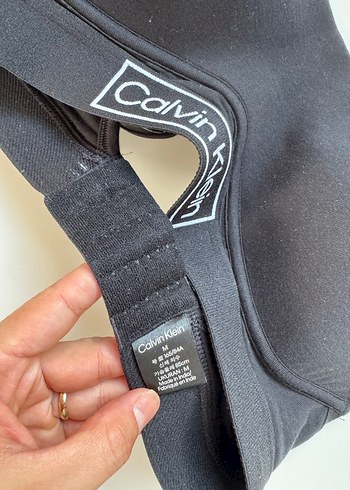 Calvin Klein Siyah Spor Sütyen - Görsel 4