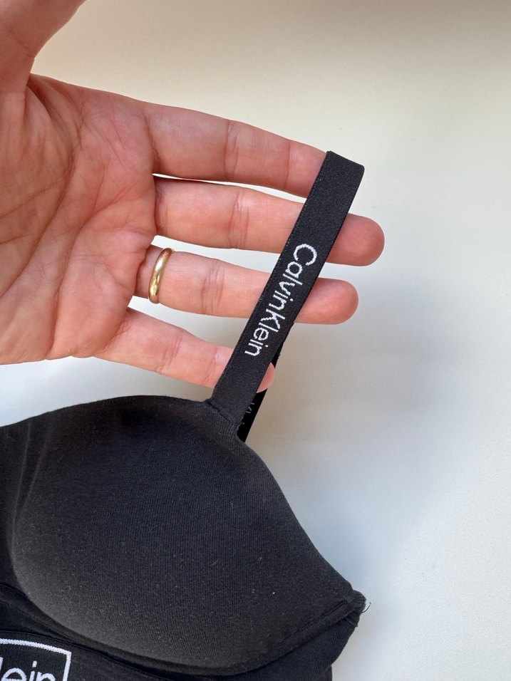 Calvin Klein Siyah Spor Sütyen - Görsel 5