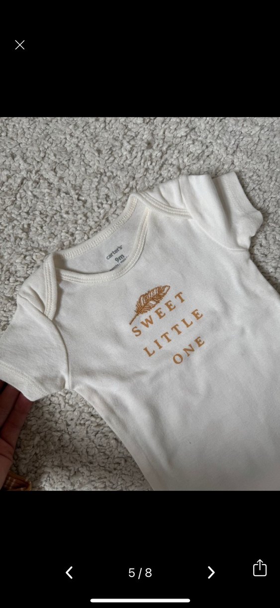 Carter's Bebek 3'lü Hırkalı Set Turuncu - Görsel 4