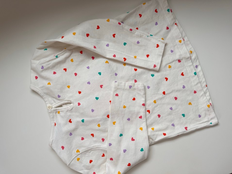 Kız Çocuk Renkli Baskılı Uzun Kollu Tişört - Görsel 3