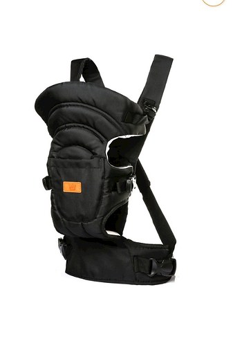 Siyah Bebek Kanguru Taşıyıcı - Görsel 4