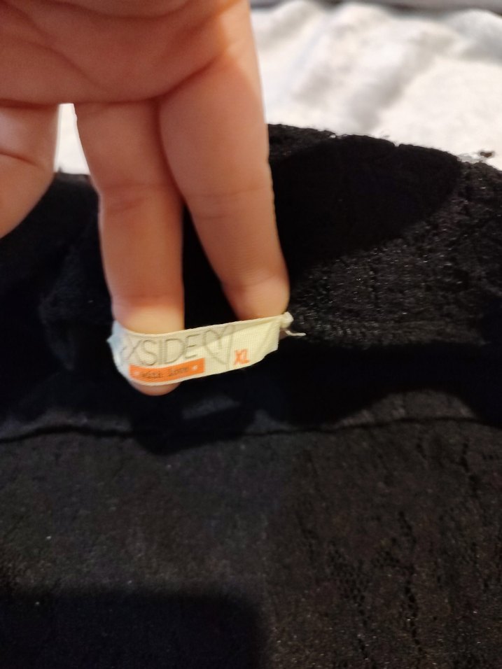 Dantel Detaylı Siyah Midi etek - Görsel 3