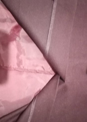 Bordo Düğmeli Midi Hamile Eteği - Görsel 4