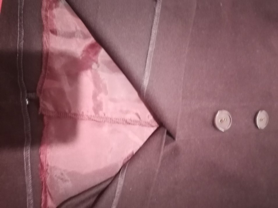 Bordo Düğmeli Midi Hamile Eteği - Görsel 4