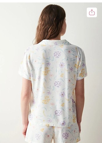 Bej Midi penti  Kadın Pijama Takımı - Görsel 3