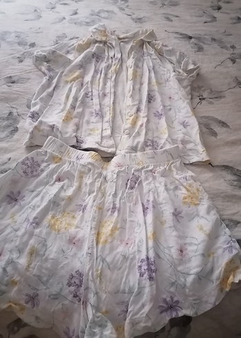 Bej Midi penti  Kadın Pijama Takımı - Görsel 4