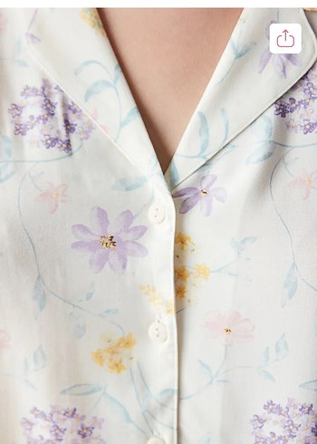 Bej Midi penti  Kadın Pijama Takımı - Görsel 5