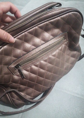 Klasik Şıklık Deri Kadın Çantası - Görsel 5