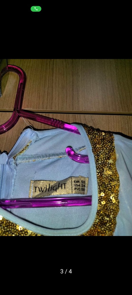 Mavi Drapeli Uzun Kadın Elbise - Görsel 3