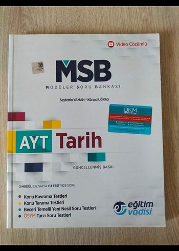AYT tarih test kitabı ve tarih konu anlatım - Görsel 4