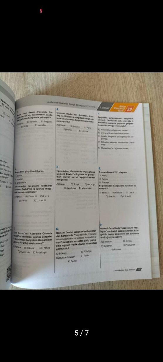 AYT tarih test kitabı ve tarih konu anlatım - Görsel 5