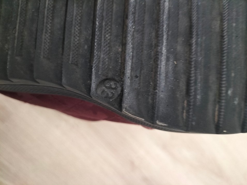 Bordo  Tüylü Çocuk Dolgu Topuk Bot - Görsel 3