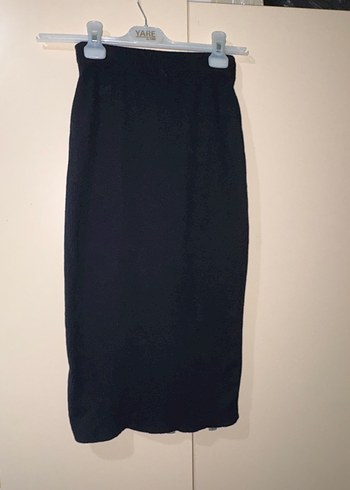 Dik Kesim Siyah Uzun Etek - Görsel 3