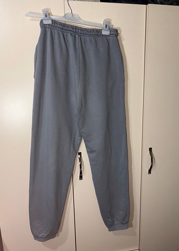 Gri Kadın Sweatpant - Rahat Kesim - Görsel 2