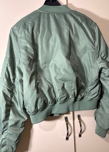 Yeşil Parlak Kadın Ceket - Görsel 2