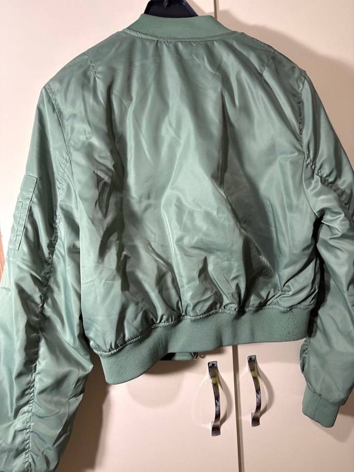 Yeşil Parlak Kadın Ceket - Görsel 2