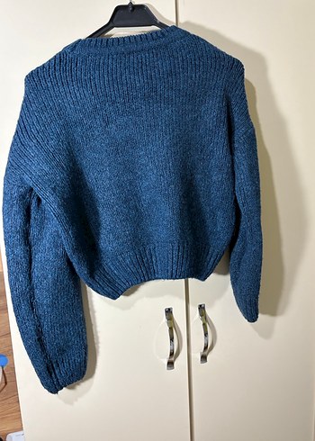 Mavi Triko Kadın Kazak - Görsel 2