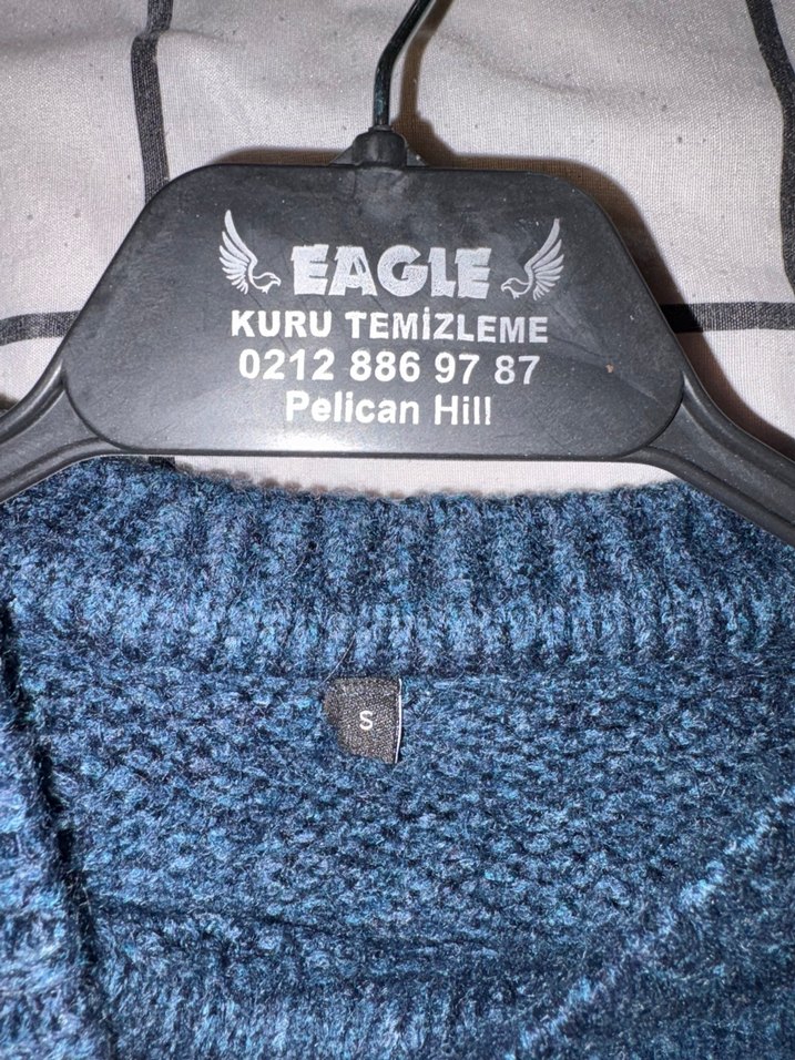 Mavi Triko Kadın Kazak - Görsel 4