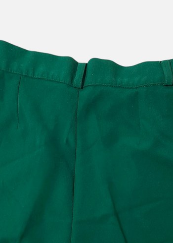 Yeşil Pileli Palazzo Pantolon - M - Görsel 5