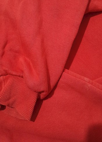 Koyu Kırmızı Lacoste Sweatshirt - Kusurlu - Görsel 7