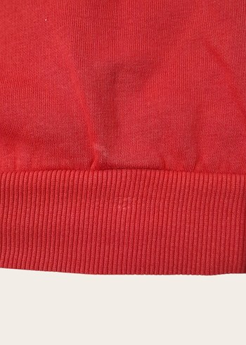 Koyu Kırmızı Lacoste Sweatshirt - Kusurlu - Görsel 6