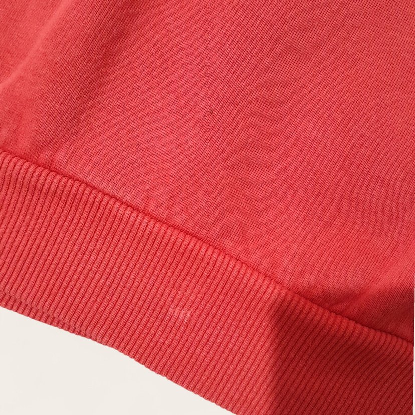 Koyu Kırmızı Lacoste Sweatshirt - Kusurlu - Görsel 4