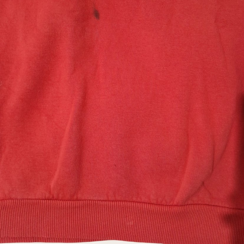 Koyu Kırmızı Lacoste Sweatshirt - Kusurlu - Görsel 3