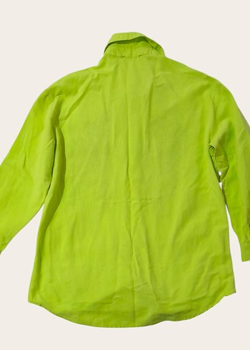 Nakışlı Fıstık Yeşili Gömlek (S/M Beden) - Görsel 6