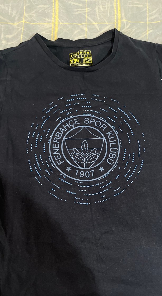 Siyah Baskılı Kadın Tişört S Beden - Görsel 3