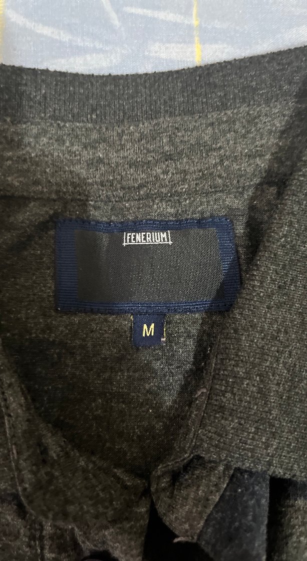 Feneeium Kısa Kollu Gri Polo Tişört M beden - Görsel 2