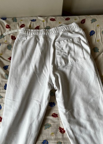 Erkek Beyaz Pamuklu Salaş Eşofman Altı Zara - Görsel 3