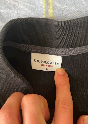 Erkek Siyah Düğmeli Polo Tişört - Görsel 2