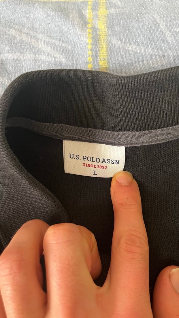 Erkek Siyah Düğmeli Polo Tişört - Görsel 2