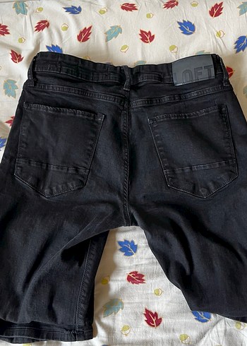 Düğmeli Siyah erkek Denim Pantolon - Görsel 4