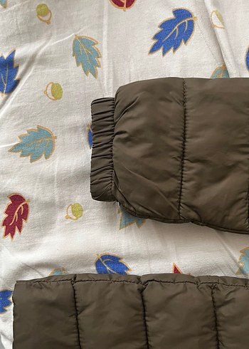 Dikişli Kahverengi Kışlık Kadın Mont - Görsel 4