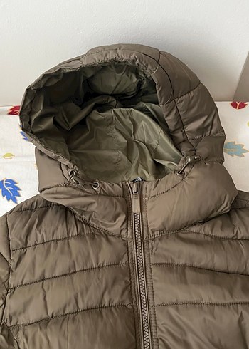 Dikişli Kahverengi Kışlık Kadın Mont - Görsel 5