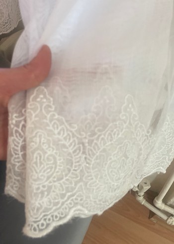 Beyaz Düz Tül Perde - Görsel 5