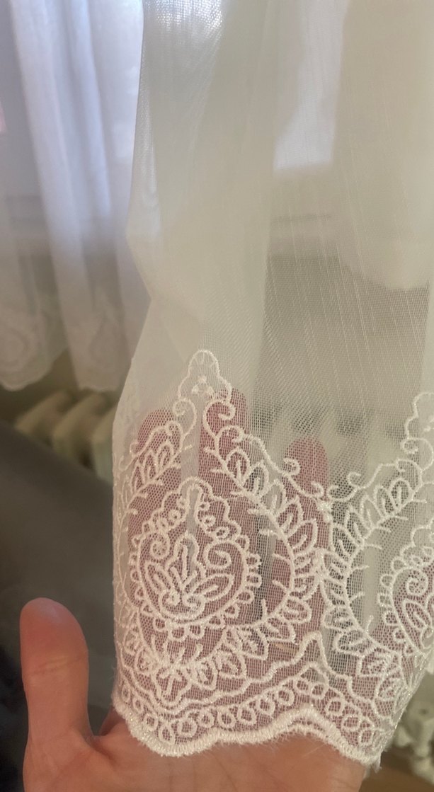 Beyaz Düz Tül Perde - Görsel 4