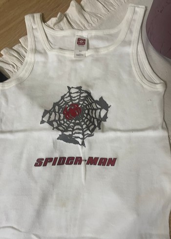 Bordo Baskılı Çocuk Atlet - Görsel 7