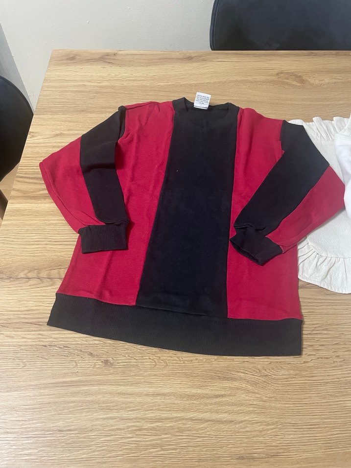 Bordo Baskılı Çocuk Atlet - Görsel 2