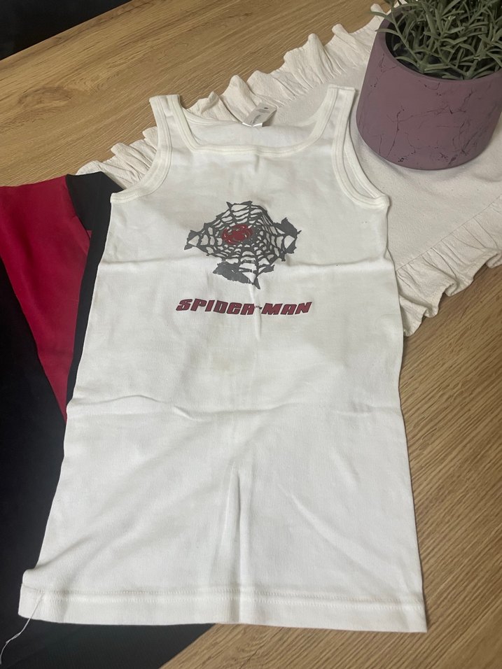 Bordo Baskılı Çocuk Atlet - Görsel 5