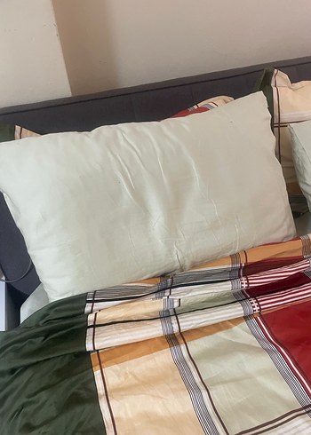 Koyu Yeşil Ekose Desenli nevresim takımı - Görsel 4