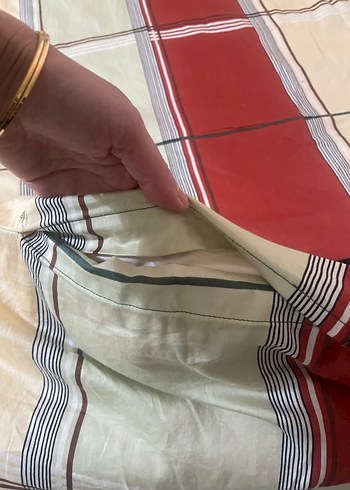 Koyu Yeşil Ekose Desenli nevresim takımı - Görsel 8