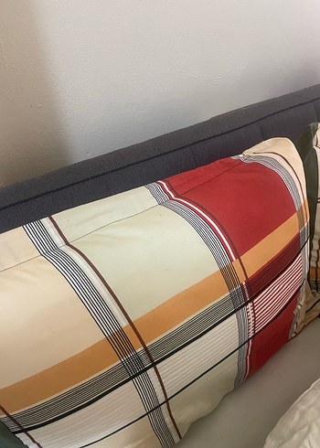 Koyu Yeşil Ekose Desenli nevresim takımı - Görsel 5