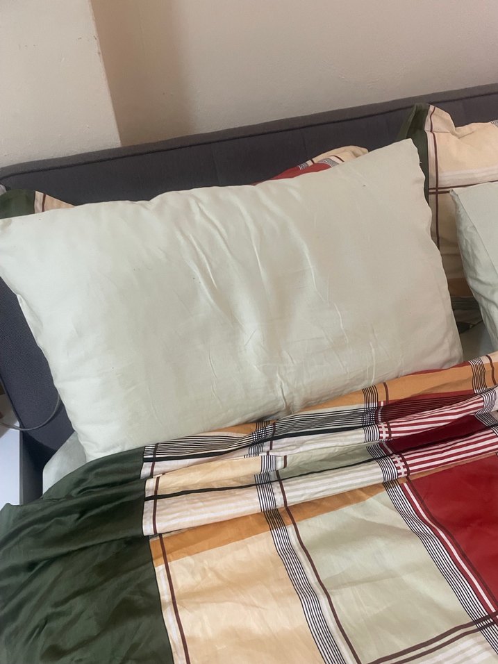 Koyu Yeşil Ekose Desenli nevresim takımı - Görsel 4