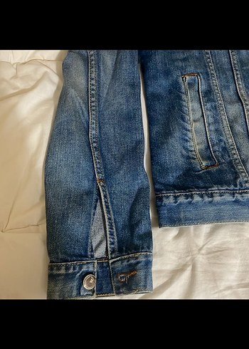 Düğmeli Denim Ceket - Görsel 6